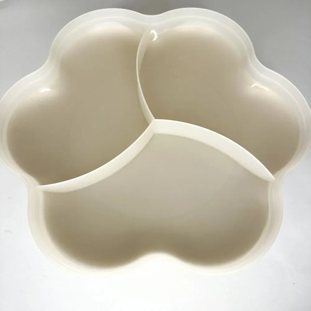 Vintage Tupperware Chip & Dip Bowl & Serving Tray Set 1.5‎ Gallon # 4624 A-2